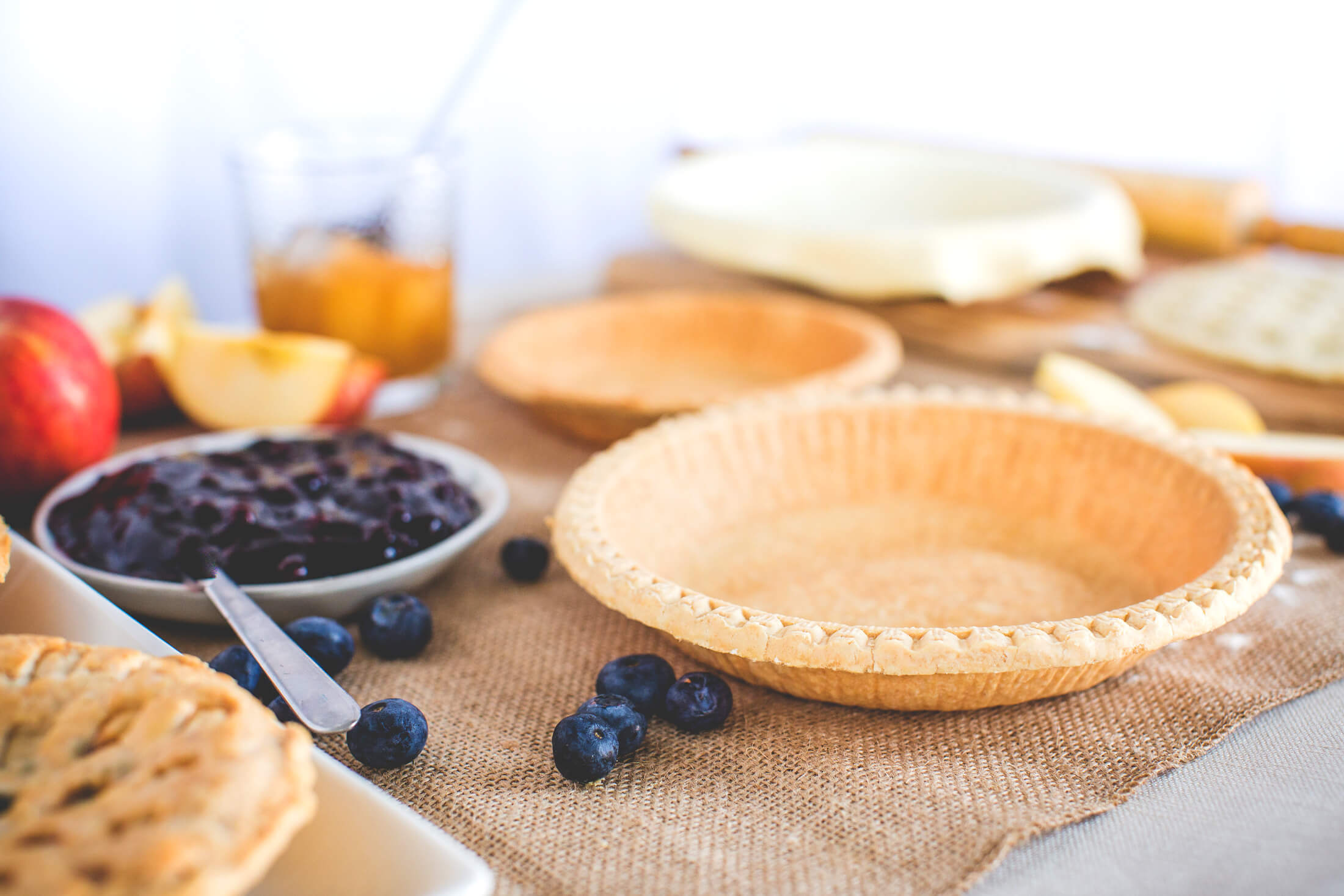 Boston Baking Pie Shells and Ingredients