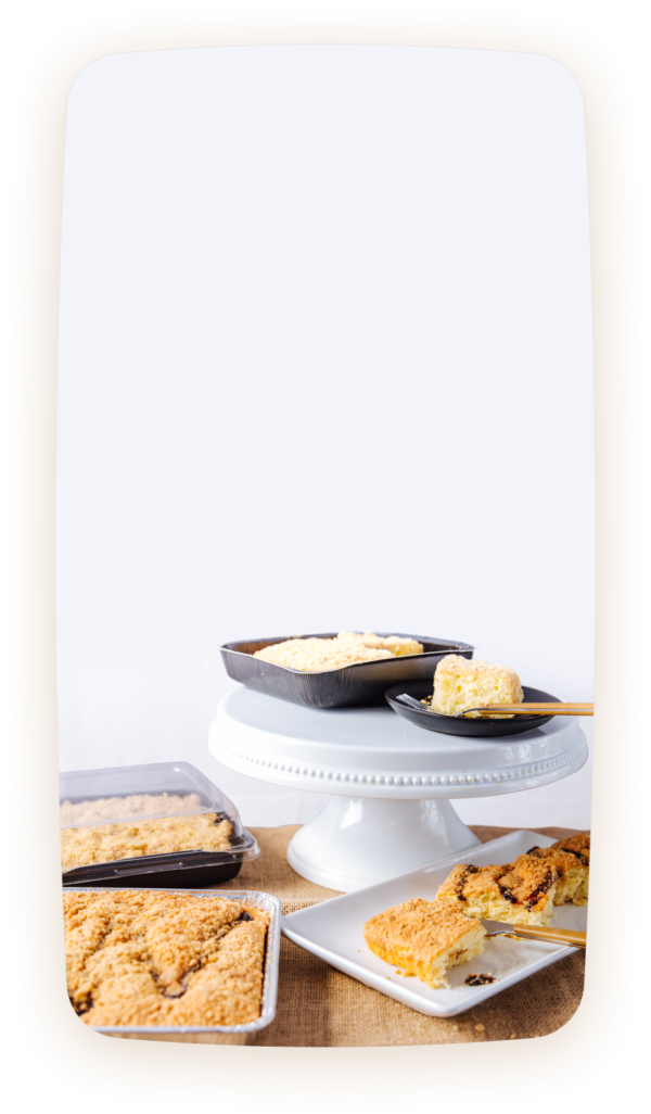 Boston Baking crumb cakes